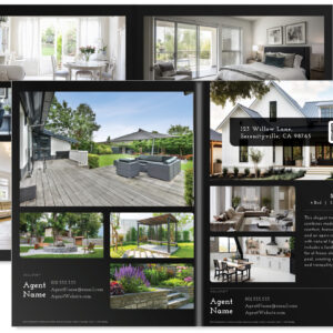 Modern Black Brochure