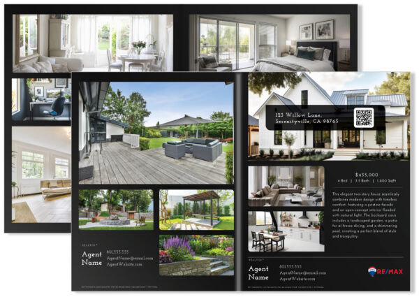 Modern Black Brochure