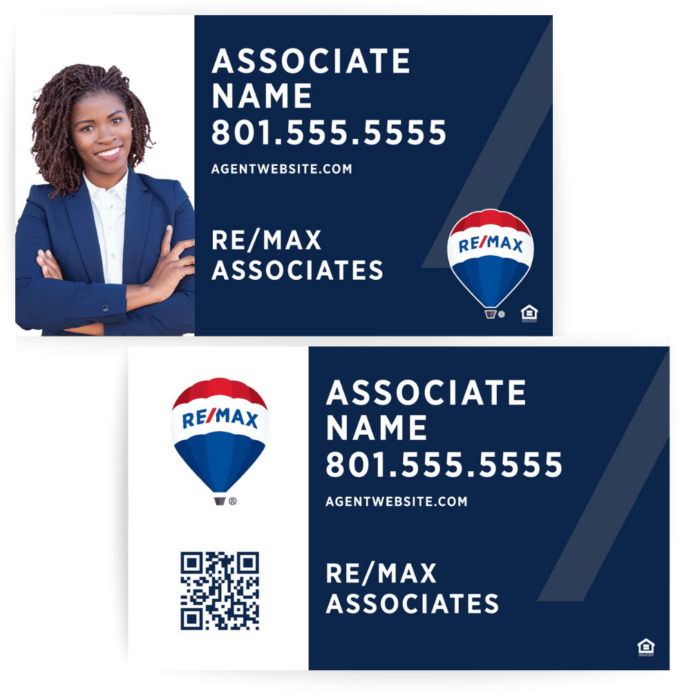 REMAX Sign with QR code or photo