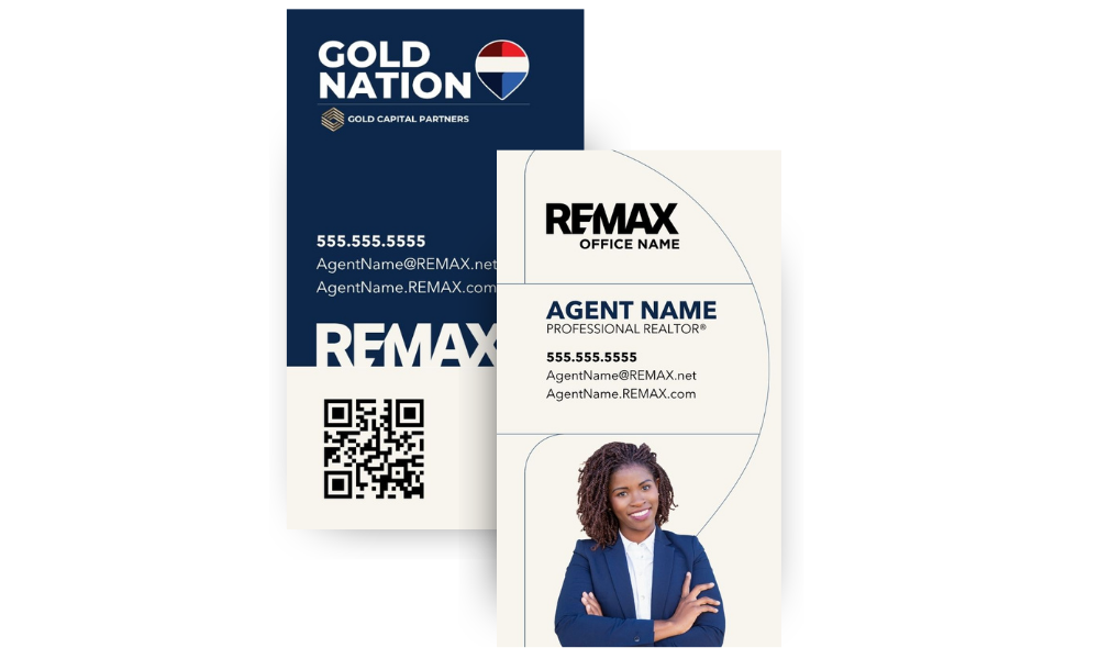 Vertical Outline Vertical Outline Business Card